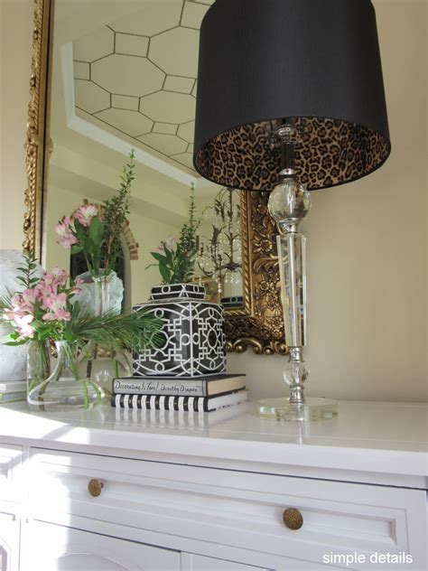 If a part of your home gets blasted by the sun every day, shade can turn that unusable area into a lovely lounge. Simple Details: DIY Lamp Shade with Leopard Print Lining