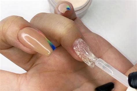 How To Create Rainbow Ombre Nails Using Dip Powder Dipwell Dipwell