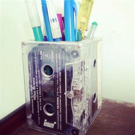 Wanna Get Rid Of All The Old Casettes Lying Around Make A Penstand