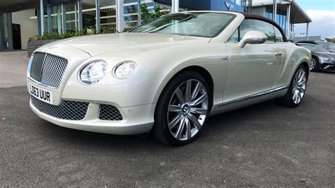 Bentley Used Car Continental Gt Convertible White