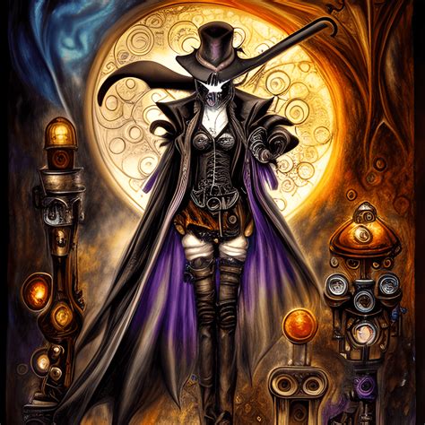 Magical Steampunk Grim Reaper · Creative Fabrica