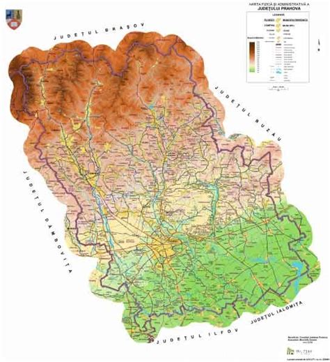 Pe harta rusia puteti vedea regiuni, orase, forme de relief, imaginii, poze etc. Judetul Prahova - harta detaliata in format PDF - harti.wansait.com