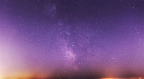 1080x2340 Milky Way Galaxy Purple Night Sky 1080x2340 Resolution