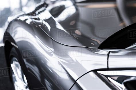 Close Up View Of Luxury Shiny Car In Auto Salon Stock Photo Dissolve