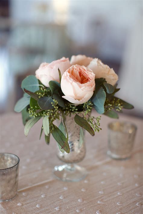 Urban English Garden Inspired Wedding Flower Centerpieces Wedding Flowers Wedding Table