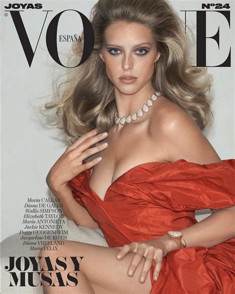 Abby Champion ♡ On Instagram “vogue Espana Joyas November 2018 Cover ️ Thank You For Having Me