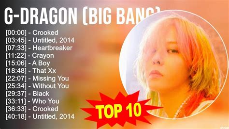 G D R A G O N B I G B A N G 2023 Mix ~ Top 10 Best Songs ~ Greatest Hits ~ Full Album