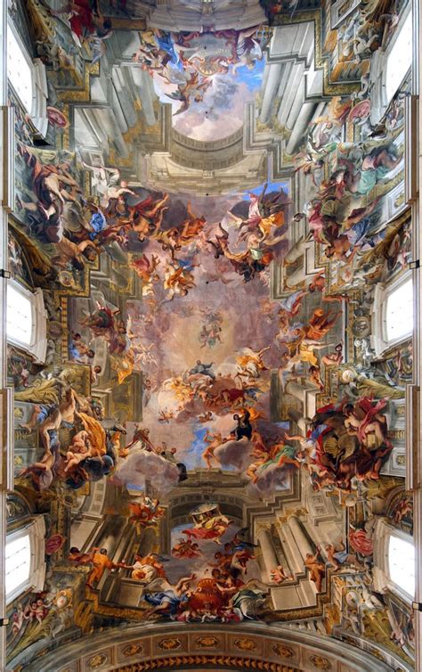 Select from premium painted ceiling of the highest quality. Andrea Pozzo painted ceiling church of st ignazio | Dream ...