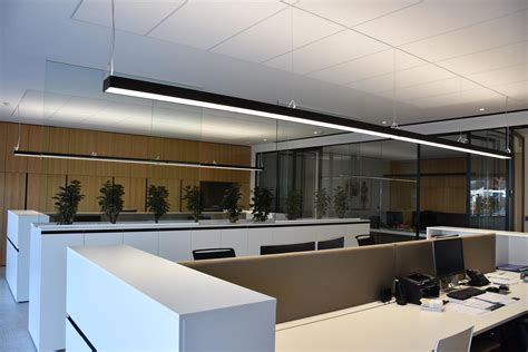 Visual Comfort With An Elegant Lighting Solution In A New Office