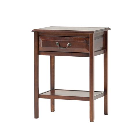 Patio Adams Manufacturing 8071 60 3731 Woven Side Table Earth Brown