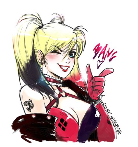 Harley Quinn Anime Drawing Free Download On Clipartmag