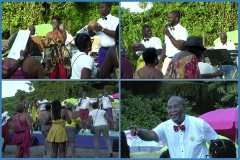 Le Groupe Les Troubadours Entra Ne Son Public Dans Un Jardin Ducos