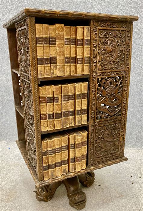 Revolving bookcase antique, antique british colonial revolving bookcase the past perfect collection. Antique Chinese Revolving Bookcase | 697057 ...