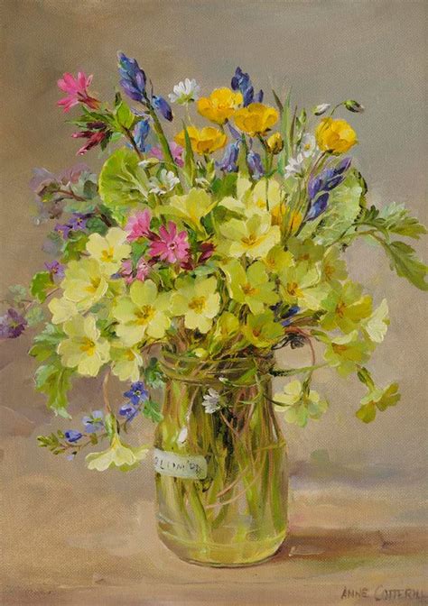 Spring Flowers By Anne Cotterill ~ It So Much Reminds Me