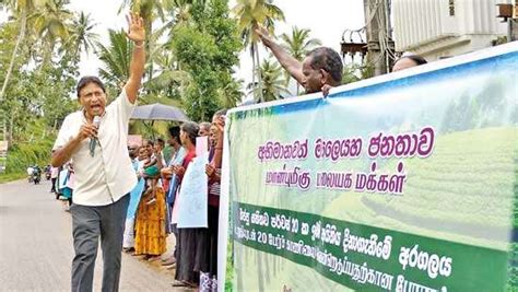 Malaiyaha Tamils Demand Solutions Voices Of Courage Resurface From