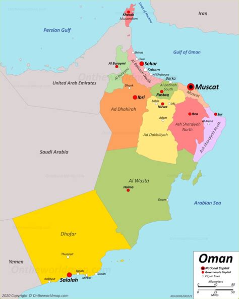Oman Location In World Map Map