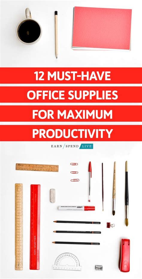 12 Must Have Office Supplies For Maximum Productivity Desk Decor How
