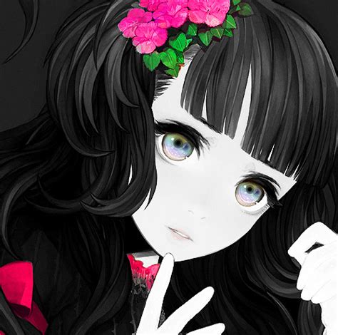 Anime Girl Black Hair Tumblr