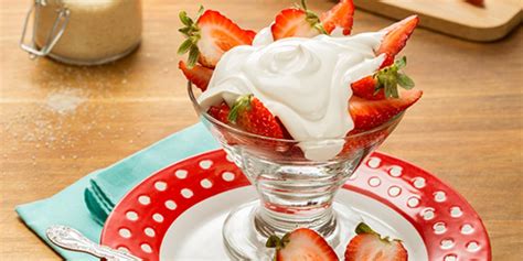 Fresas Con Crema Recetas Nestlé