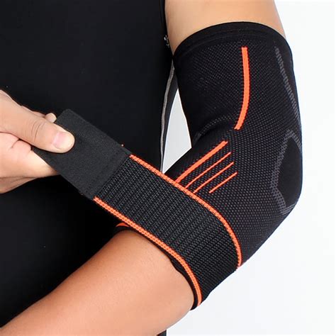 Travelwnat Bursitis Elbow Pad Brace Compression Arm Sleeve Wrap With