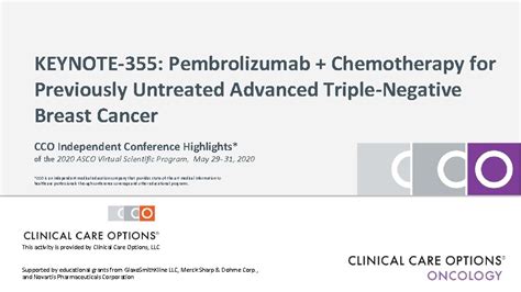 Keynote355 Pembrolizumab Chemotherapy For Previously Untreated Advanced