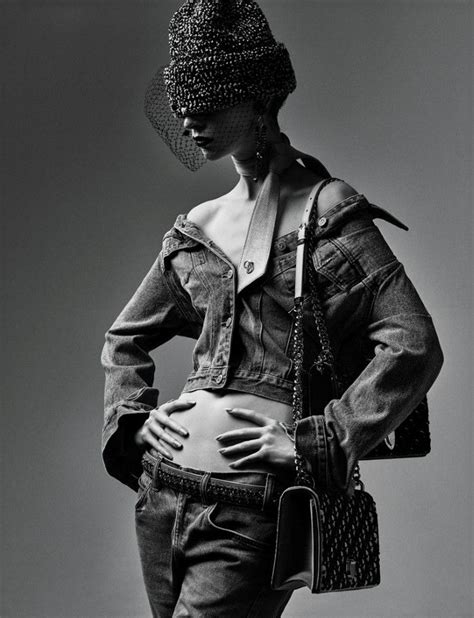 Craig Mcdean Flashes Denim Dames In Pose For Interview Magazine May