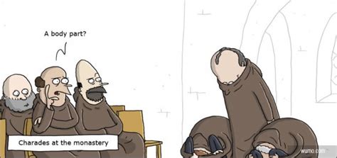 Charades at the monastery ПА Ñ Г comics WUMO monk