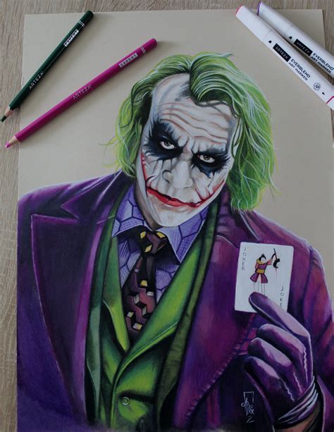 Joker Ledger Edition In 2020 Joker Drawings Joker Artwork