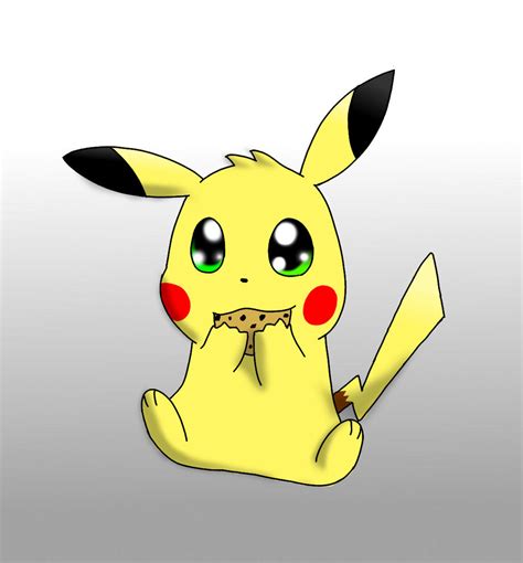Pikachu Eating A Cookie By Icedragon164 On Deviantart