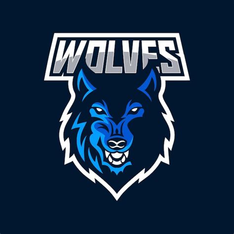 Premium Vector Wolves Head Mascot Esport Logo Design Gaming And Sport