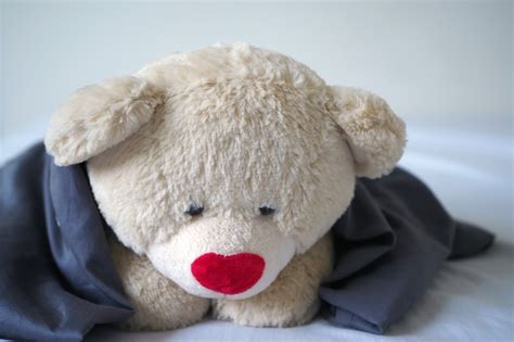 Premium Photo The Concept Of Child Sorrow Teddy Bear Lying Alone Sad
