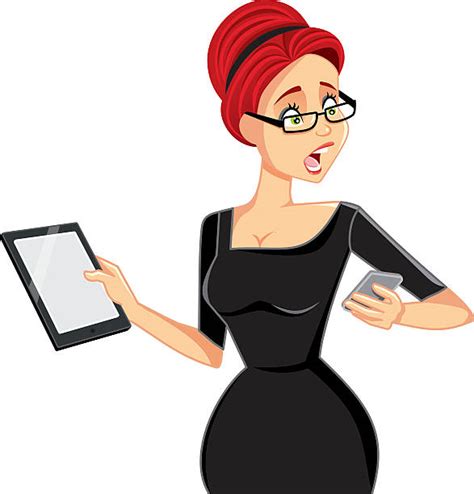 Redhead Secretary Illustrations Royalty Free Vector Graphics And Clip