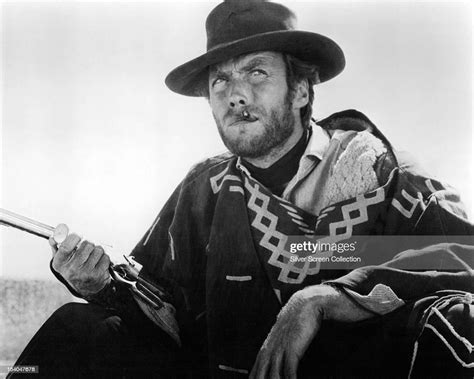 American Actor Clint Eastwood As Blondie In The Good The Bad And