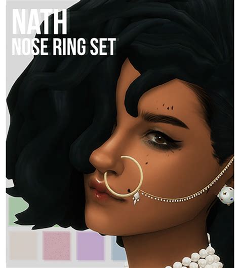 Sims Maxis Match Nose Ring Piercing Cc All Free All Sims Cc