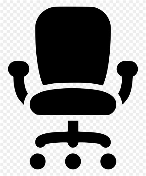 Transparent Office Chair Icon Clip Art Library