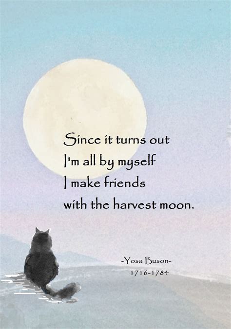 I Make Friend With The Harvest Moon Haiku Poems Japanese Poetry