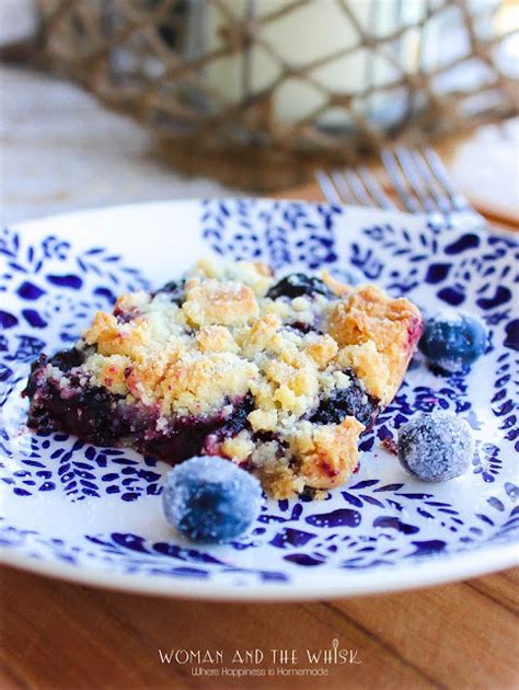 Woman And The Whisk Blueberry Buckle