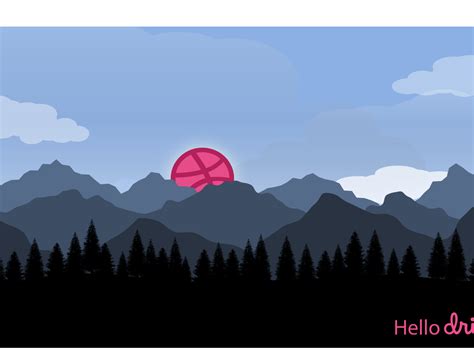 Hello Dribbble By Christopher Johnston On Dribbble