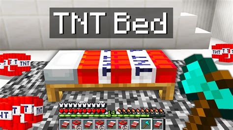 Minecraft Bedwars But My Bed Is Secretly Made Of Tnt Youtube