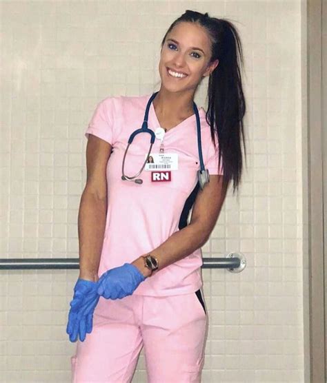 Medical Student Cute Nursing Scrubs Medical Scrubs Beautiful Nurse