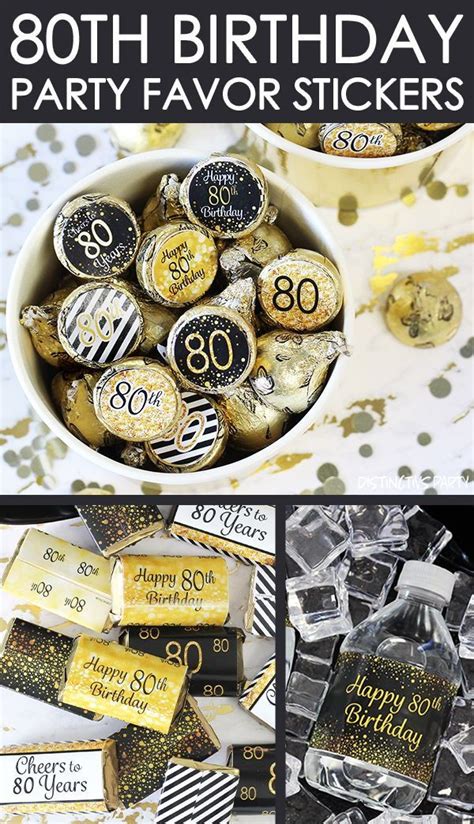 Mens Birthday Party Favors, 80th Birthday Party Decorations, 75th
