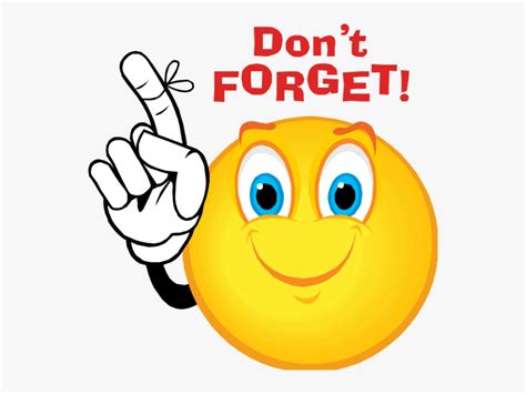 Remember Faces Clipart Do Not Forget Sign Free