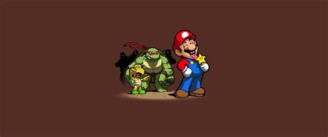 3440x1440 Resolution Super Mario And Teenage Mutan Ninja Turtles