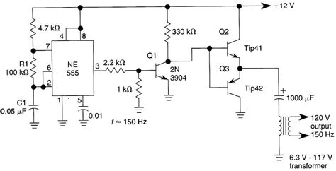 6v 12v Simple Inverter Circuit Diagram