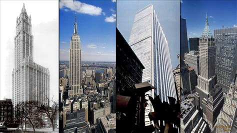 Classic New York Skyscrapers Tallest Wallpaper