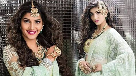 Sapna Choudharys Glamorous Bridal Photoshoot Goes Viral Filmibeat