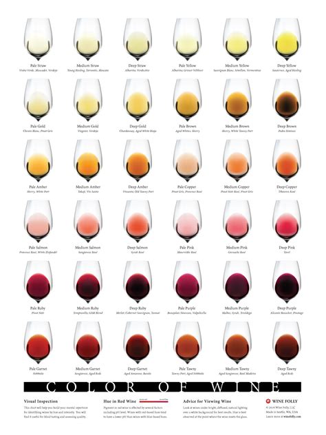 Chart Of Red Wine