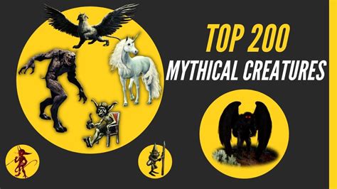 Top 200 Mythical Creatures And Monsters From Around The World In 2022