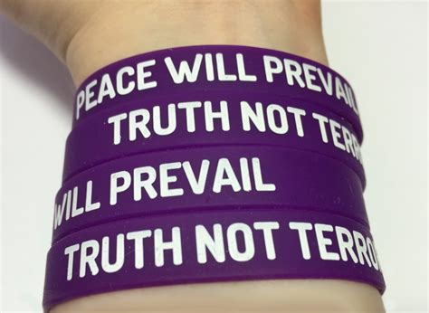 Truth Not Terror Campaign Wristbands On Sale Now