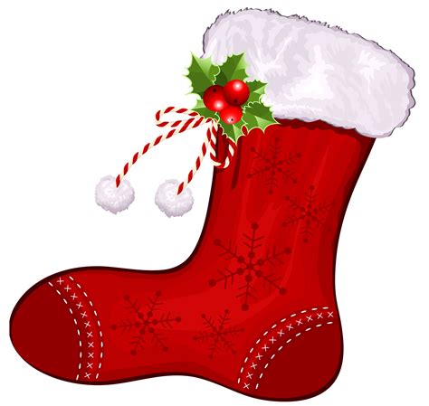 Sock Clipart Santa Claus Sock Santa Claus Transparent